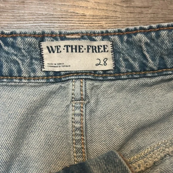 Free People Palmer Cuffed Jeans 28 We the free FP LaLa Land - Picture 6 of 13